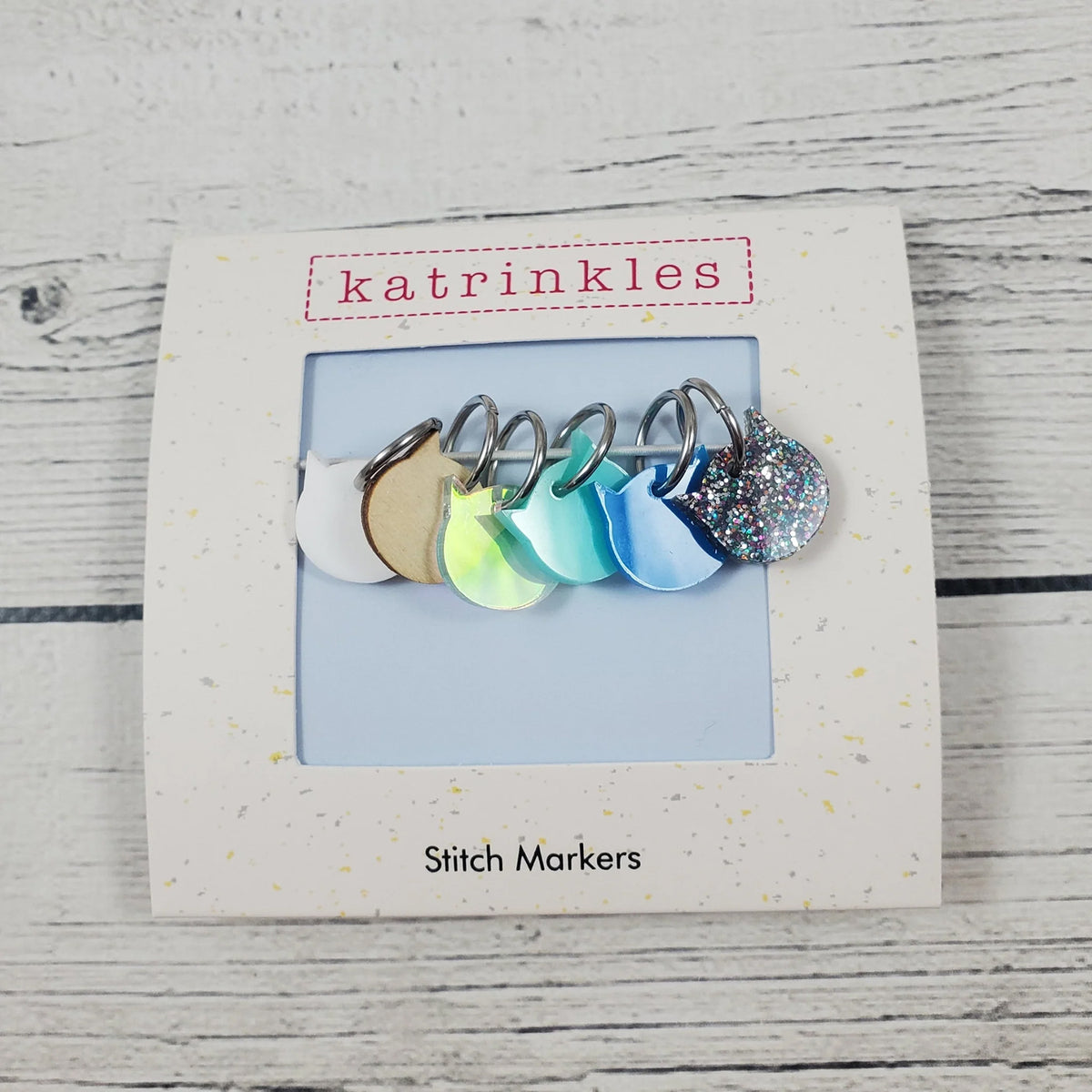 Cat-rinkles Stitch Markers