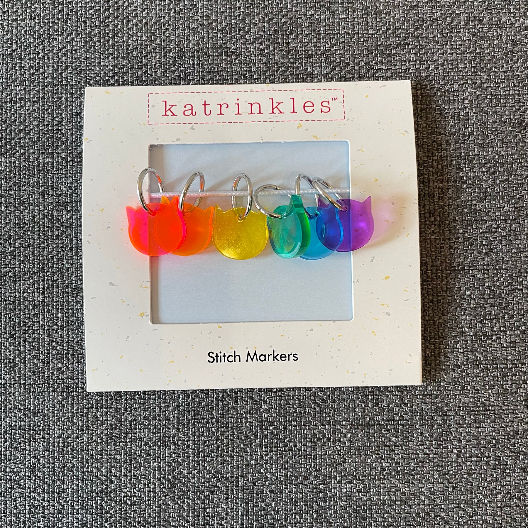 Cat-rinkles Stitch Markers