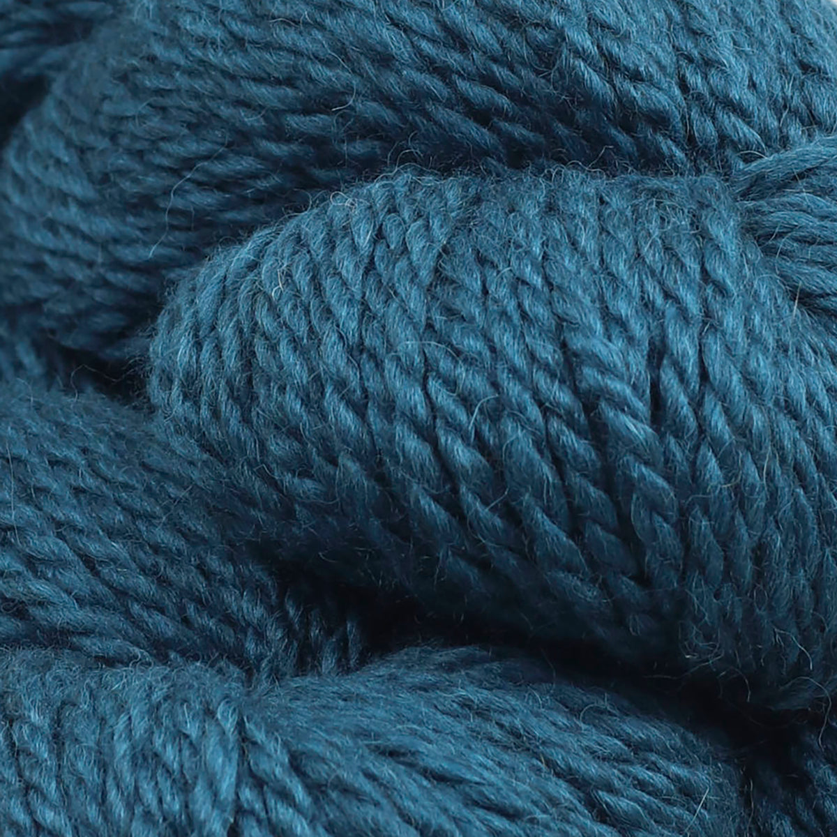 Detail of The Fibre Co. Tundra Geysir, a dark aqua blue