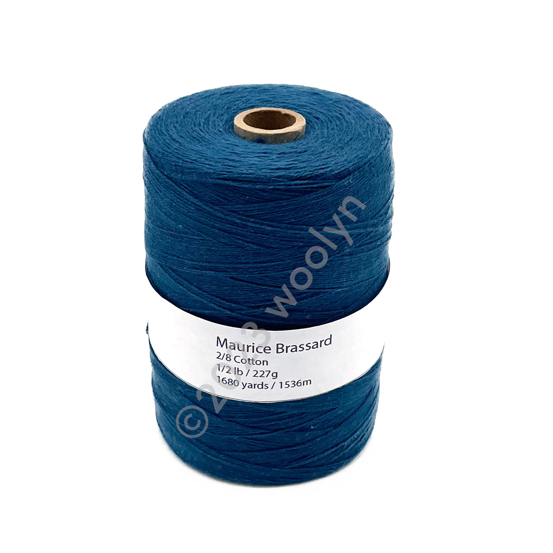 8/2 Un-Mercerized Cotton Weaving Yarn ~ Dusty Blue - Gist Yarn