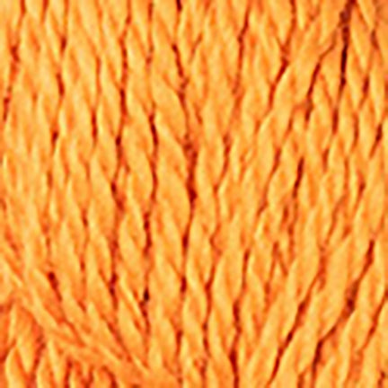 Detail of Blue Sky Fibers Organic Cotton Sport in Poppy, an orange color