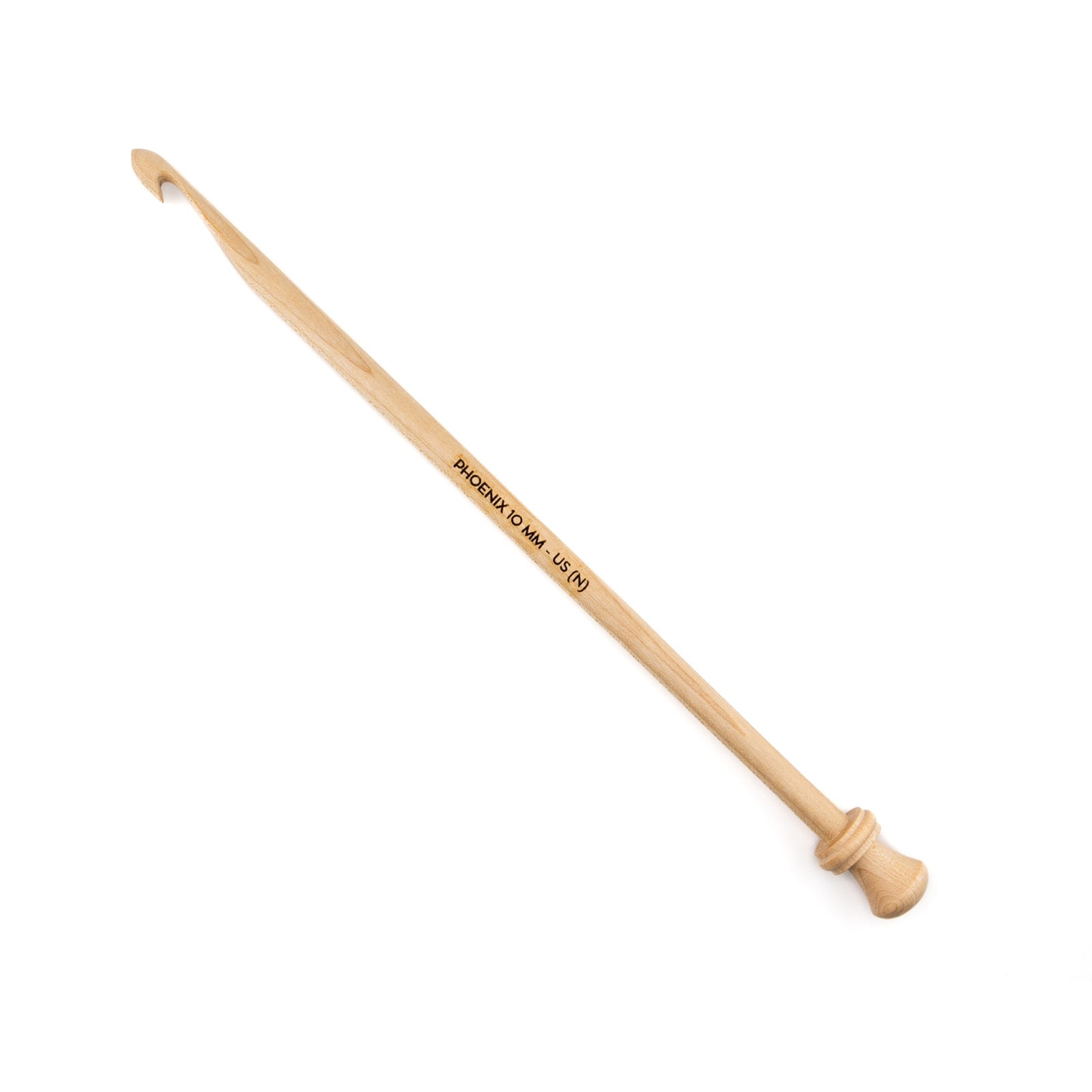 A Maple Tunisian Crochet Hook