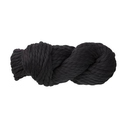 [product_title], [option1]: Black yarn twisted in a skein.
