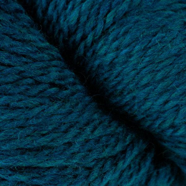 Detail of Berroco Mercado Lago 4156, a dark teal.