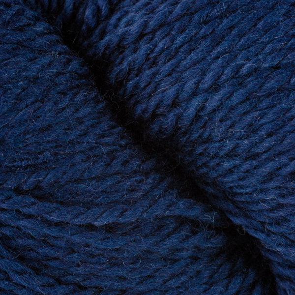 Detail of Berroco Mercado Rio 4167, a deep, cobalt blue.
