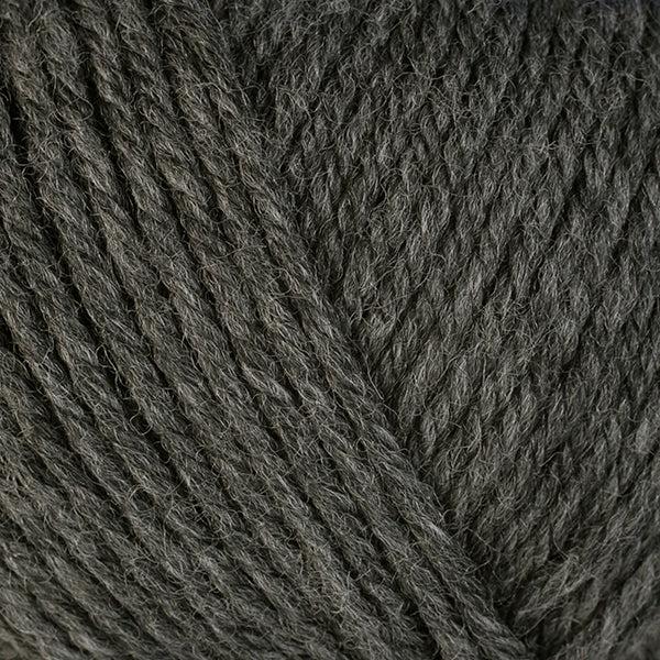 Detail of Berroco Ultra Wool Chunky Granite 43170 a heathered grey.