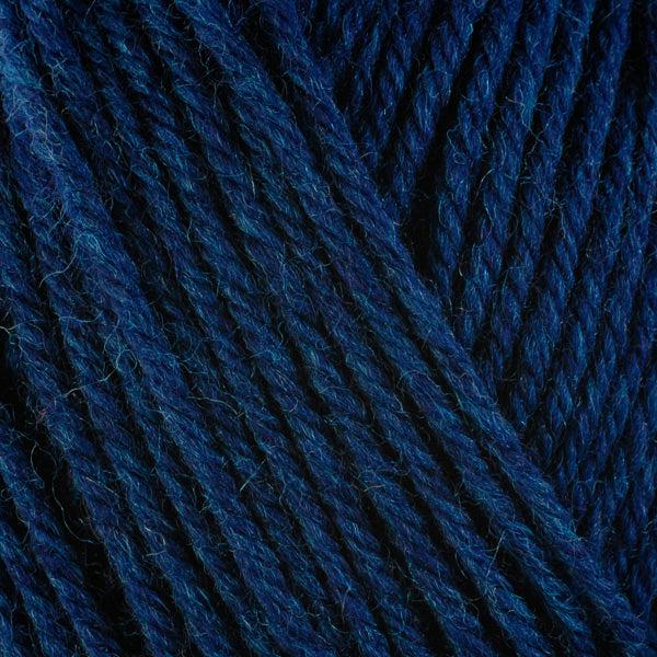 Detail of Berroco Ultra Wool Chunky Ocean 43152 a bright royal blue.
