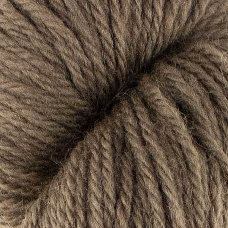 Detail of West Yorkshire Spinners The Croft Shetland Colours in Bixter a light brown color.