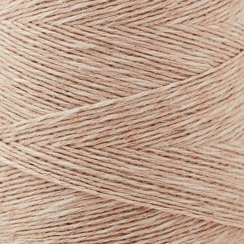 Detail of Gist Duet in Dune, a pale pink and natural shade. 