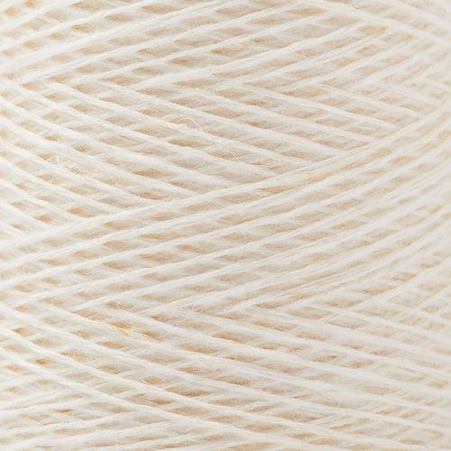 Detail of Gist Duet in Pearl, a bright, slightly off white. 