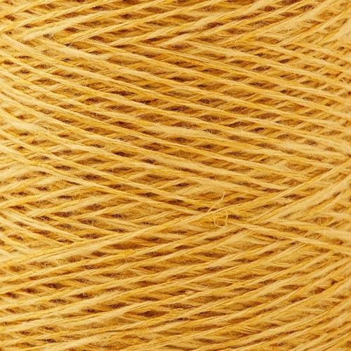 Detail of Gist Duet in Sun, a bright warm medium yellow. 