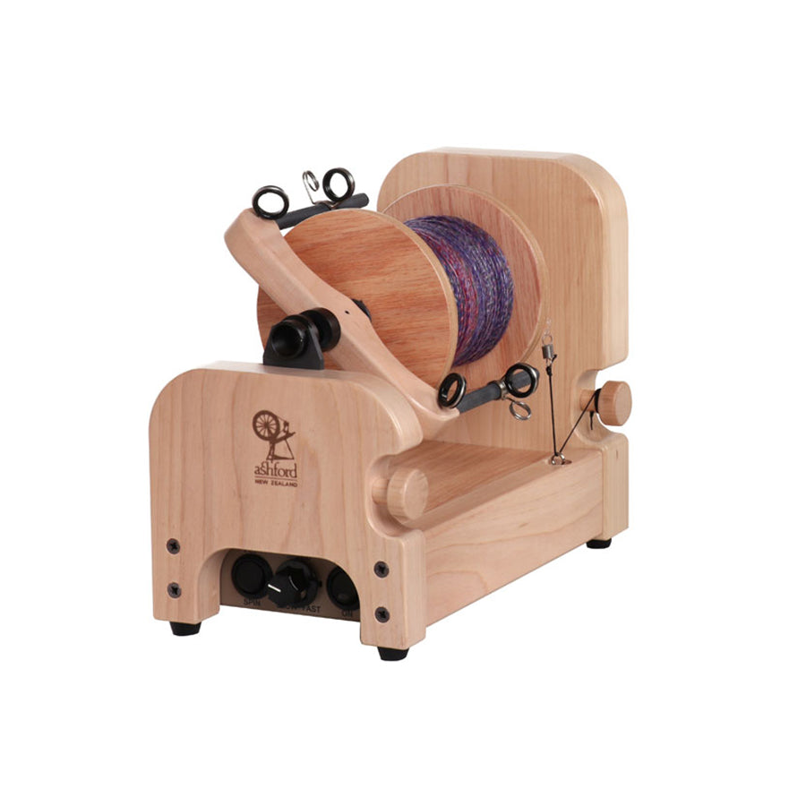 Front view of the Ashford electric spinner. 