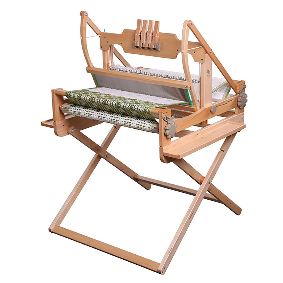 Stand for the Ashford Table loom.  Pictured with loom on the stand. 