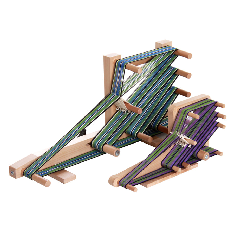 Picture of the Ashford Inkle loom in two sizes. 