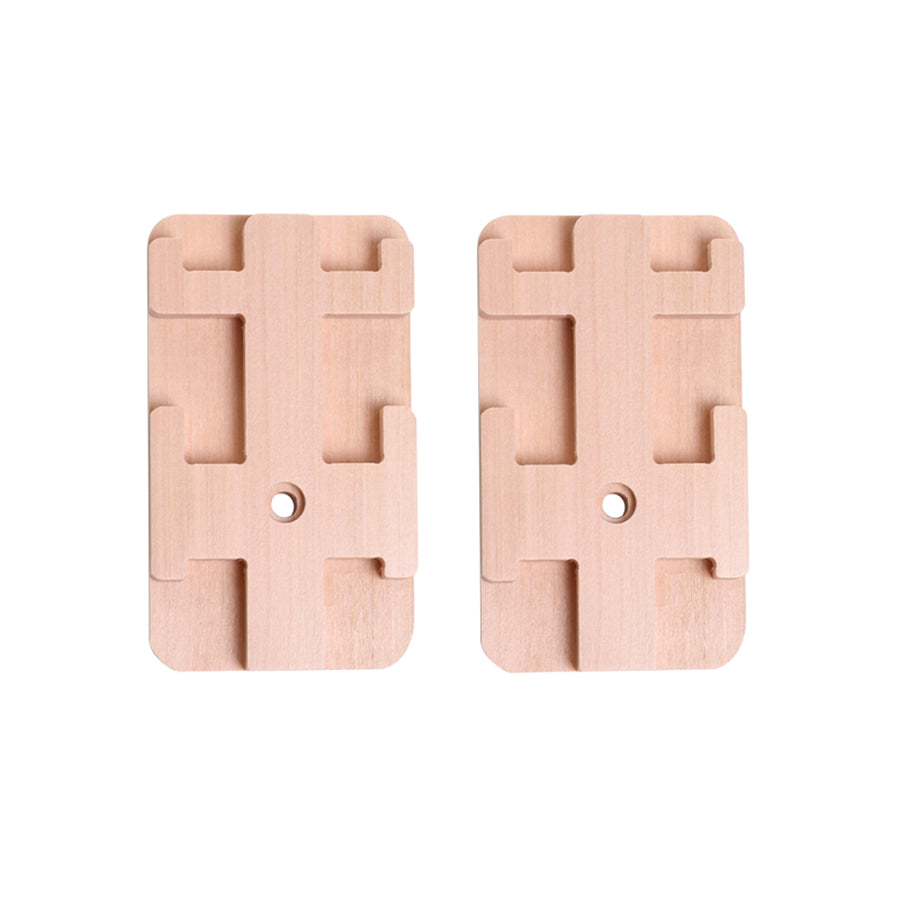 Wooden heddle blocks for the Knitters Loom. 