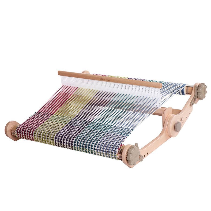 Angled front view of the Ashford Knitters Loom in 20-inch width.