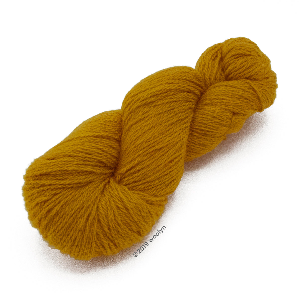 North Light Fibers Spring St in Goldenrod, a mustard color.