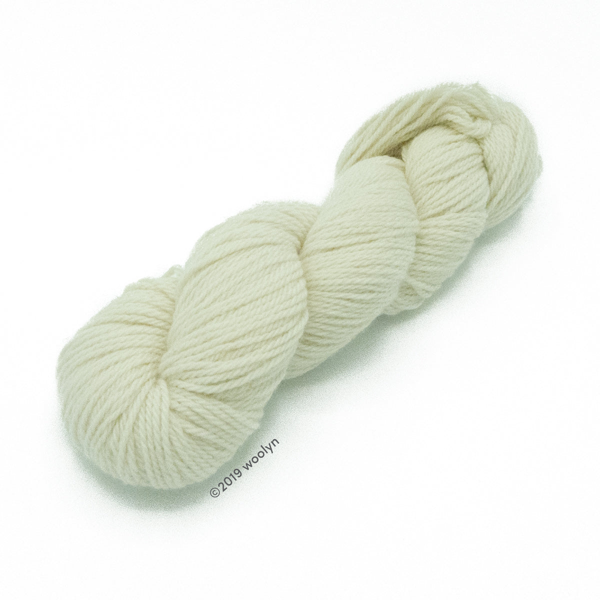 North Light Fibers Spring St in Pale Maiden, a bright white color.