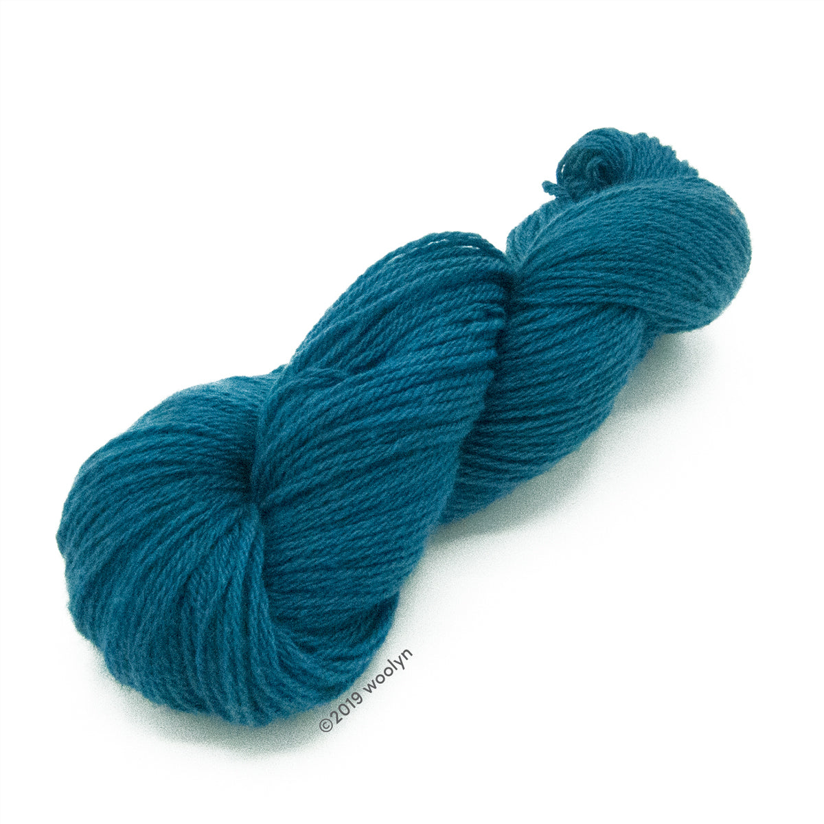 North Light Fibers Spring St in Teal Inlet, a deep teal color.