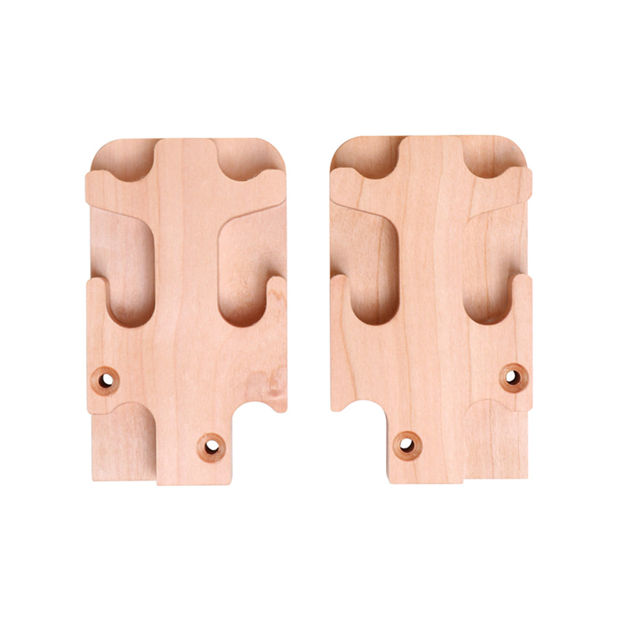 Heddle blocks for the Ashford Rigid Heddle Loom. 