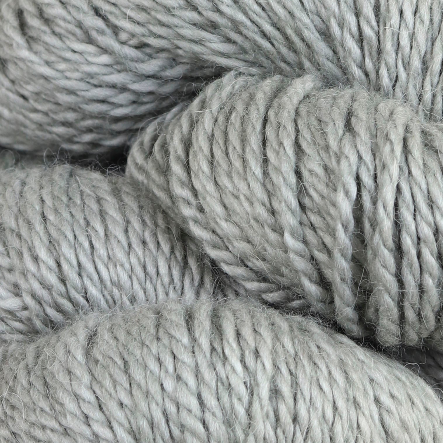 Image of the Fibre Co. Tundra in Silver Wolf a pale grey color.