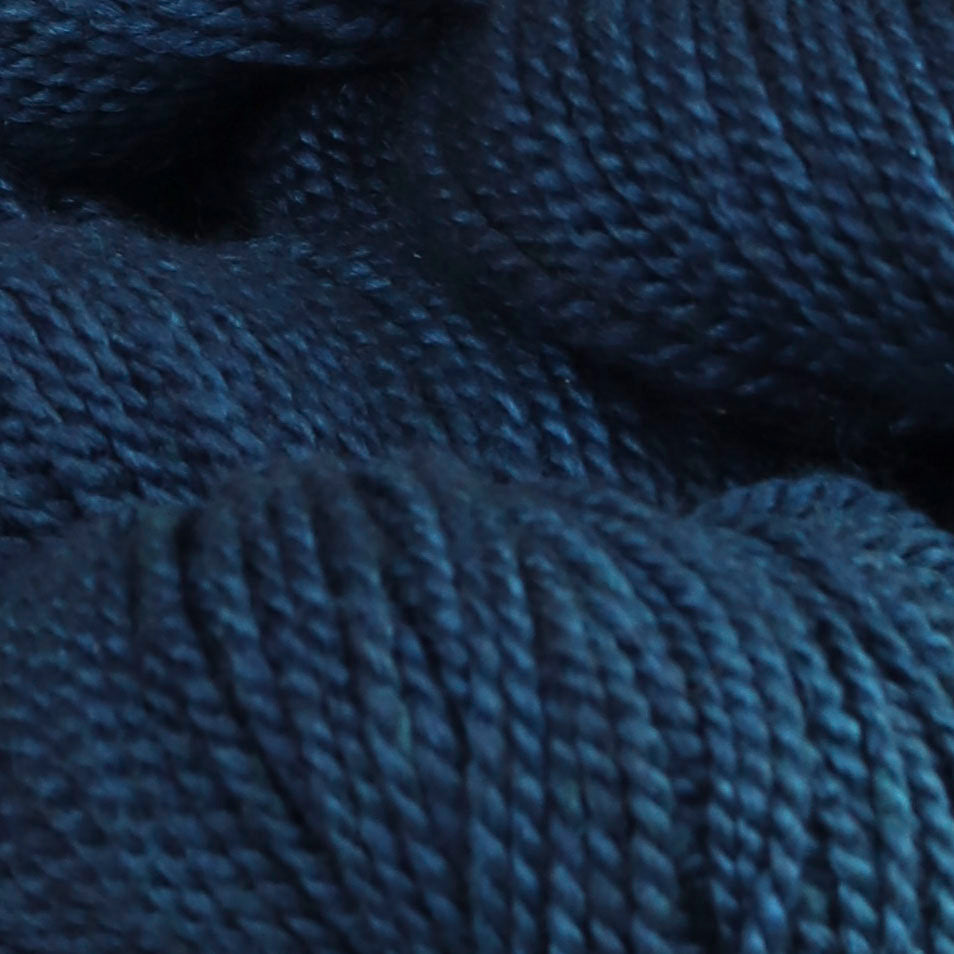 Detail image of The Fibre Co Acadia in Thunder Bay, a deep teal color.