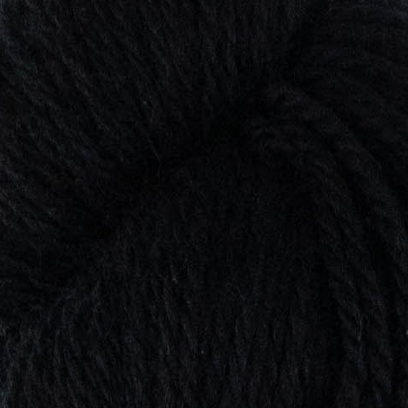 Detail of West Yorkshire Spinners The Croft Shetland Colours in Voxter a black color.