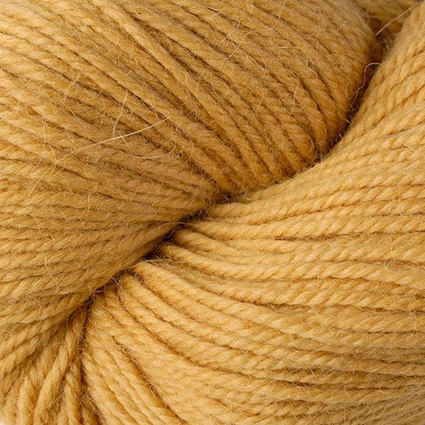 Detail of Berroco Ultra Alpaca in Dijon, 6253, a light golden yellow.