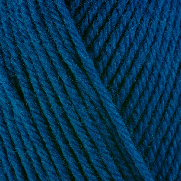 Detail of Berroco Ultra Wool Lake 3364, a deep dark teal. 