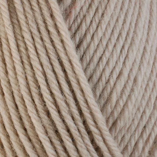 Detail of Berroco Ultra Wool Oat 3305, an oatmeal tan color. 