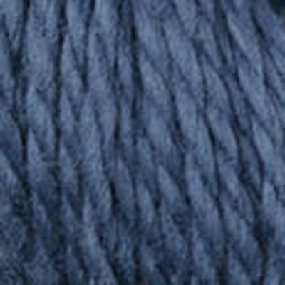 Detail of Blue Sky Organic Cotton Bluefin, a deep grey blue.