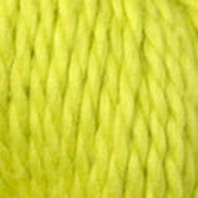 Detail of Blue Sky Organic Cotton Lemongrass, a vivid greenish yellow.