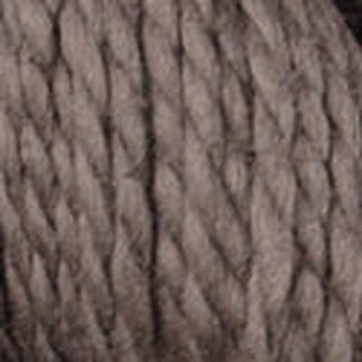 Detail of Blue Sky Organic Cotton Plum dusk, a dark purplish brown.