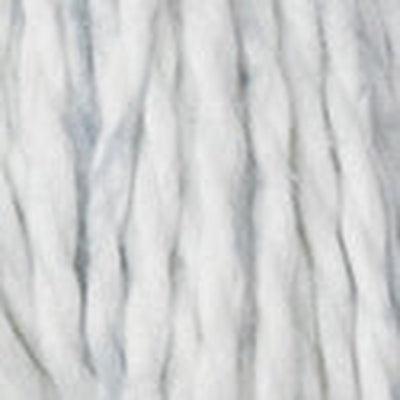 Detail of Blue Sky Organic Printed Cotton Sea Holly 2205, pale blue and white.