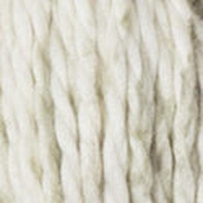 Detail of Blue Sky Organic Printed Cotton Sweet Pea 2204, a pale green and white.