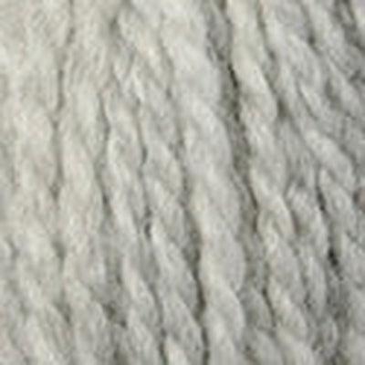 Detail of Blue Sky Woolstok 50g grey harbor, a pale grey.