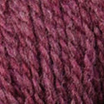 Detail of Blue Sky Woolstok 50g pressed grapes, a bright wine red. 