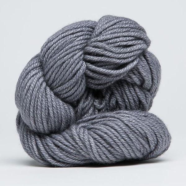 Skein of Jade Sapphire 4Ply Silver Fox 65, a medium cool grey.