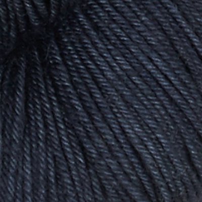 Detail of Knerd String SW Worsted a dark blue denim color.